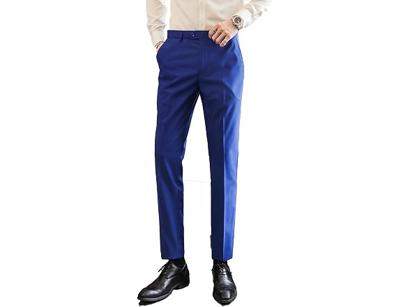 Uninukoo Men (32) Suits Piece Double Tuxedo Pants