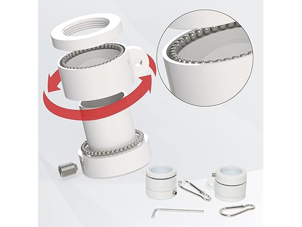 NELXINJO 6FT Flag Pole Kit (Your Choice)