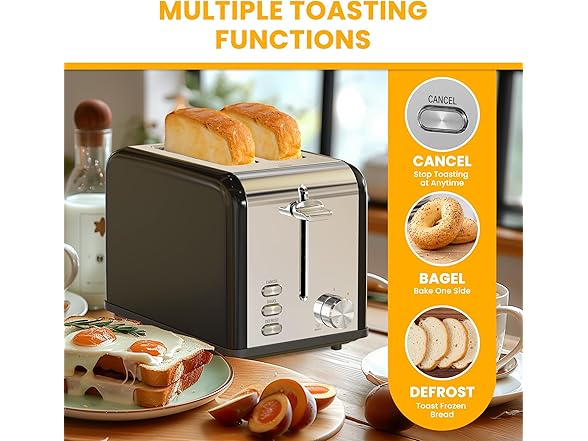 Simple Deluxe 2-Slice Toaster