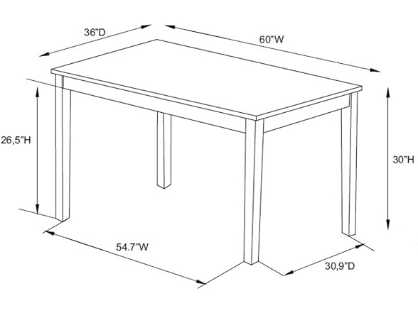 Powell Boho Maggie Dining Table