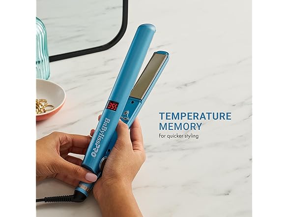 BaBylissPRO Nano Titanium Flat Iron Hair Straightener, 1"