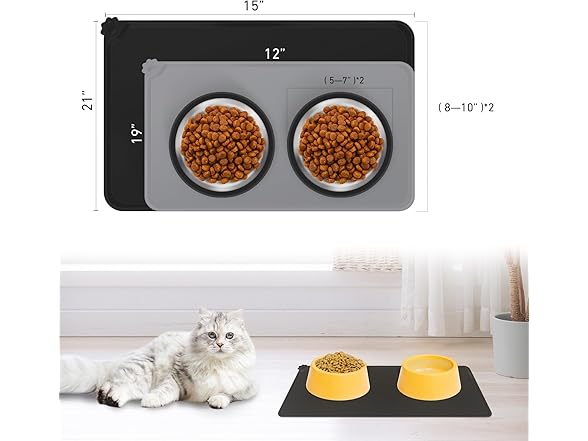 EPESTOEC Premium Silicone Dog Food Mat