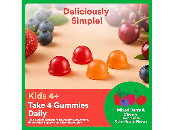SmartyPants Organic Kids Multivitamin Gummies: