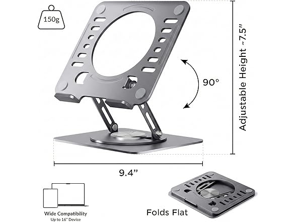Swivel Laptop Stand for Desk