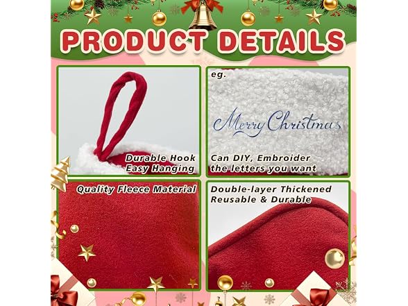 LinaGarten Stocking Decor Xmas Tree
