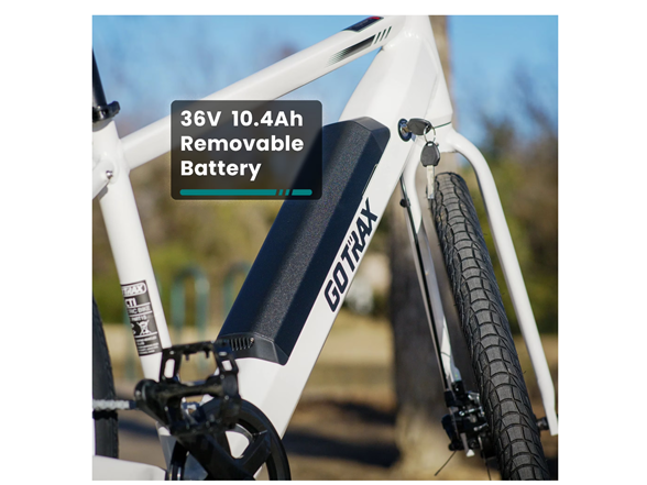 GOTRAX Transit 27.5" Step Through Electric Hybrid Bike