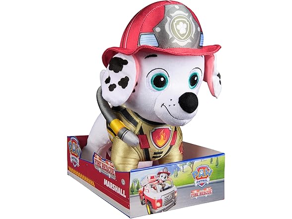 Paw Patrol: Fire Rescue Marshall, Plush Toy