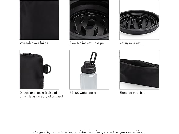 PICNIC TIME Tarana Dog Travel Kit 