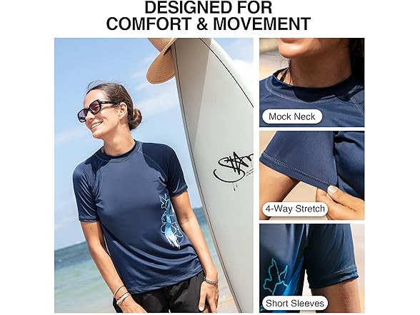 Kanu Marina Navy Katya Sport Top (XS)
