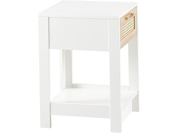 LKJYBG 15.75" Rattan Night Stands with D