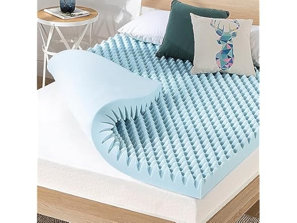Best Price Mattress 4" Egg Crate Topper, TwinXL