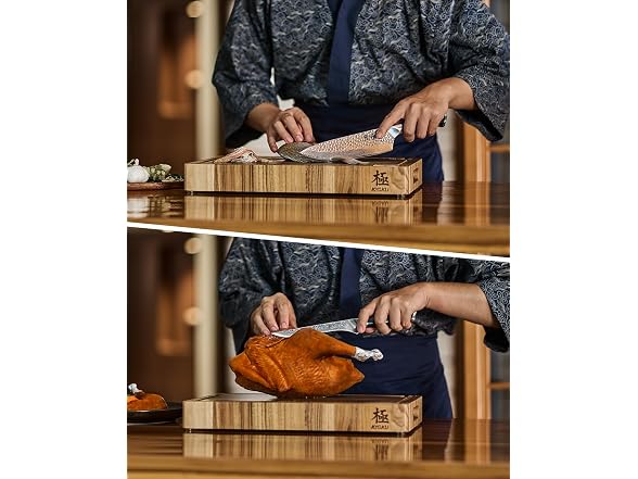 KYOKU 2pcs Japanese Shogun Series Knife Set
