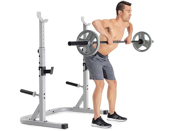 Weider Platinum Squat Rack, Black