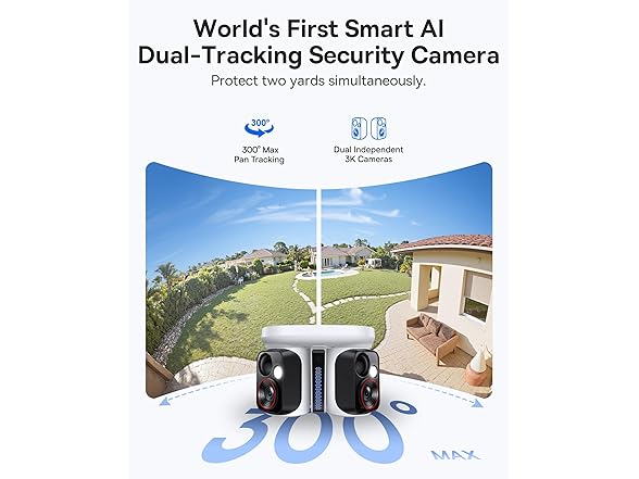 Baseus X1 Pro Dual-Tracking Solar Security Camera