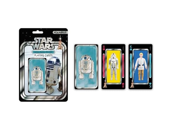 AQUARIUS Star Wars R2D2 Premium Playing Cards