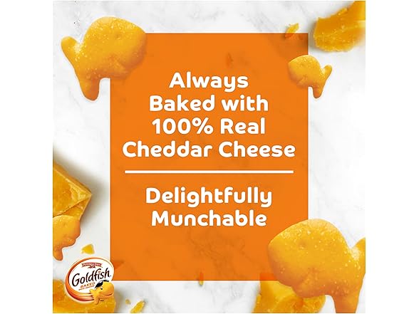 30PK Goldfish Cheddar Crackers, 1.5 oz.