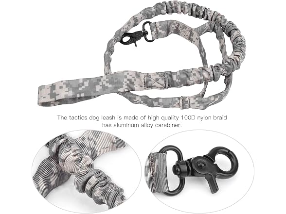 Flbirret Waterproof Tactical Dog Leash for L