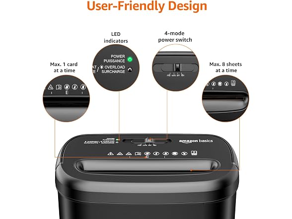 Amazon Basics Amazon Basics 8-Sheet High Security