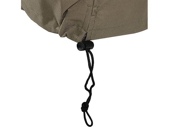 Sunnydaze 8-Foot Firewood Log Rack Cover, Khaki