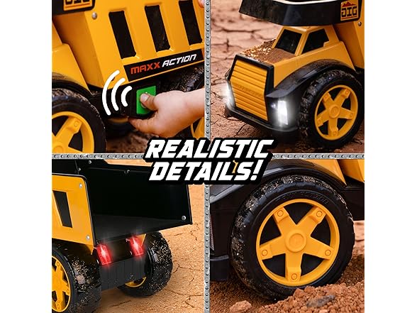 Maxx Action 16" Metal Dump Truck