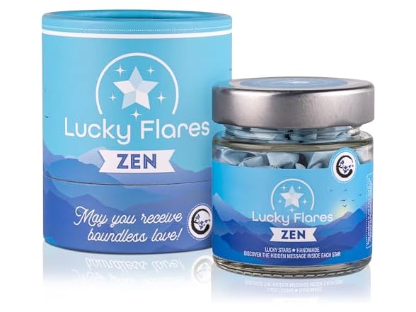 Lucky Flares Zen Jar-Mindful Messages