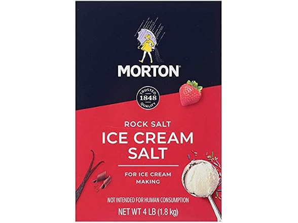 Morton Ice Cream Salt, Rock Salt for Ice