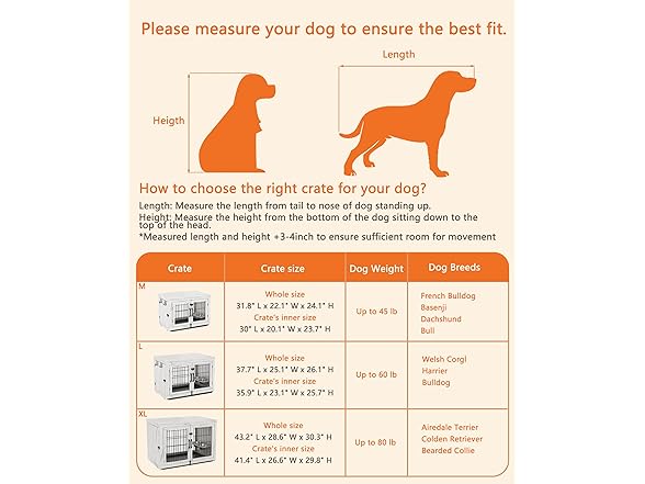 Piskyet Wooden Dog Crate Furniture
