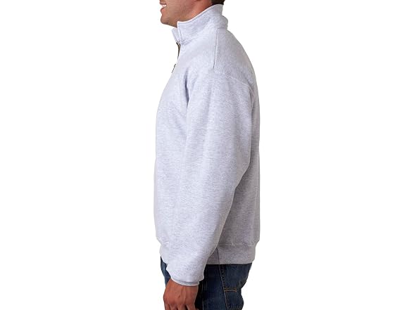 Jerzees Men (L) Super Sweats Cadet Sweatshirt