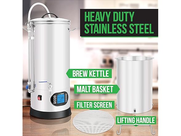 Nutrichef All In One Home Beer Brewing Kit
