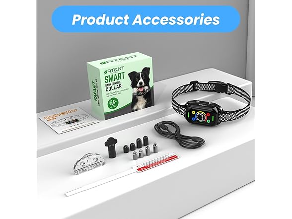 AT&NT Dog Bark Collar Anti Barking Training