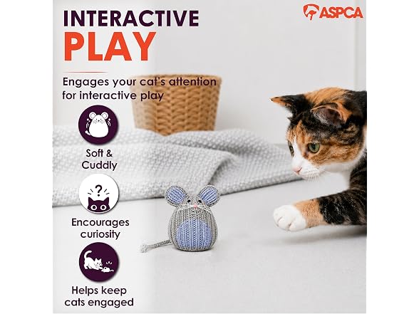 ASPCA Chirping Bird Cat Toy – Catnip-Infused
