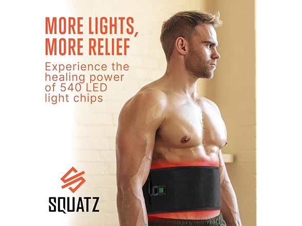 SQUATZ Red Light Therapy Body Wrap, 540 LED