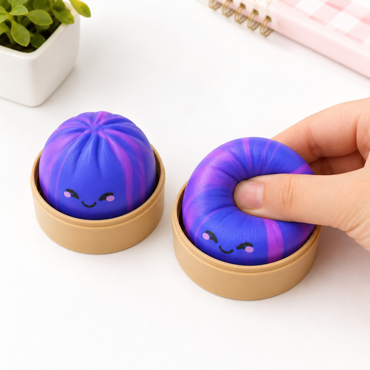 2-Pack Mini-Tie Dye Squishy Dumpling - Gallery 6