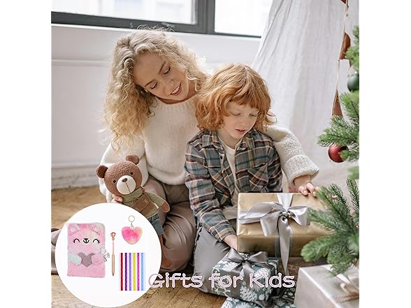 Roannie Fluffy Cute Bear Diary Set