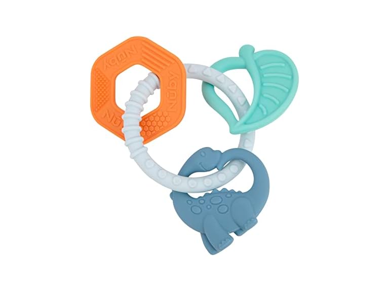 Nuby Chewy Charms Teething Ring Toy