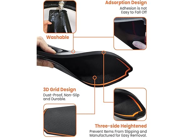 ANOWVI Dashboard Mats for Subaru Forester