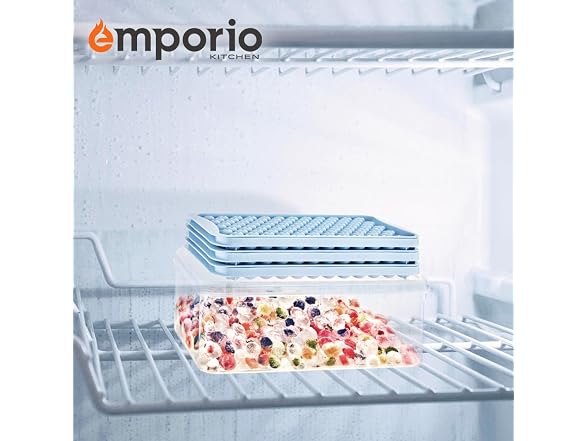 Emporio Kitchen Round Ice Cube Tray Set Pack of 2