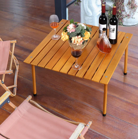 SONICGRACE All Purpose Foldable Wooden Table - Gallery 22