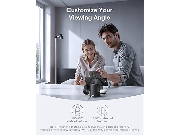 ZEEHOO 3 in 1 Charging Station for Apple Devices