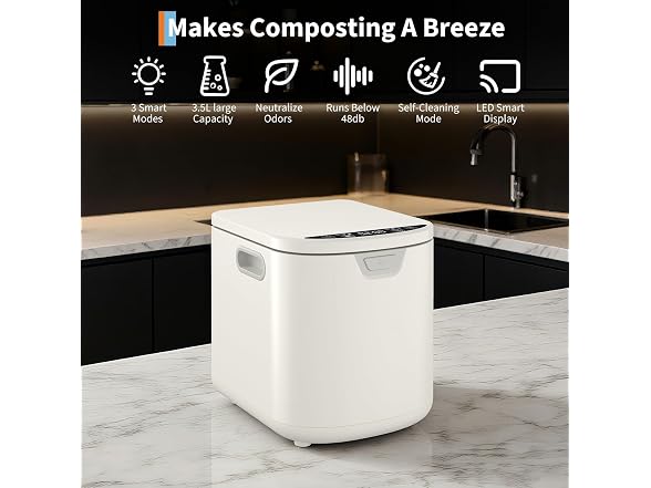 3.5L Fully Automatic Kitchen Compost Bin