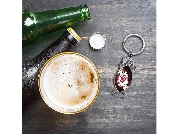 Kansas City Chiefs Bottle Opener Keychain