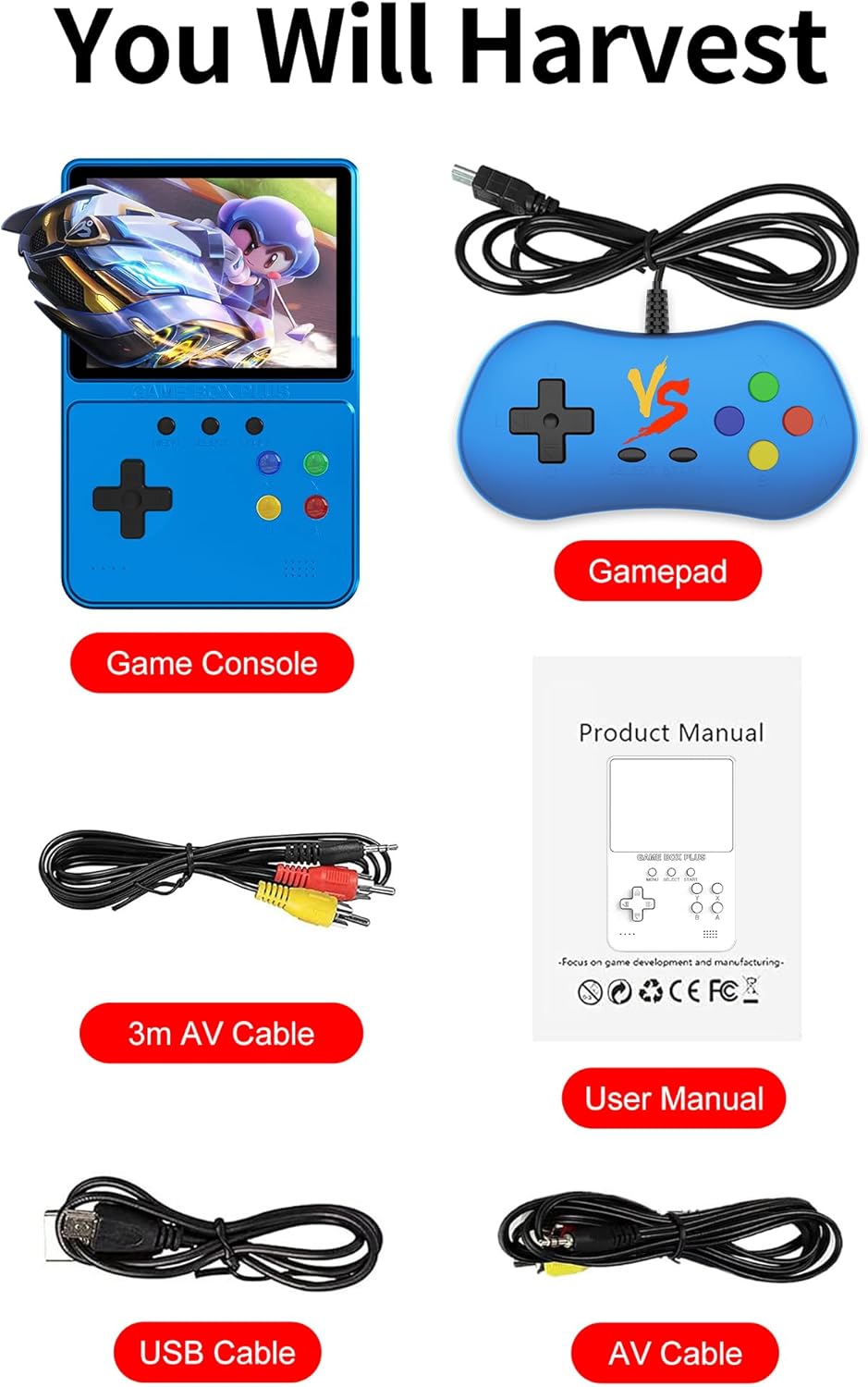 Retro Handheld Game Console 500 Games - Gallery 10