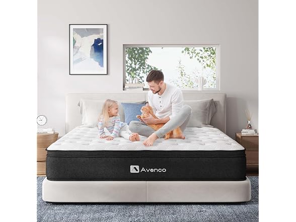 Avenco 12" King Hybrid Mattress