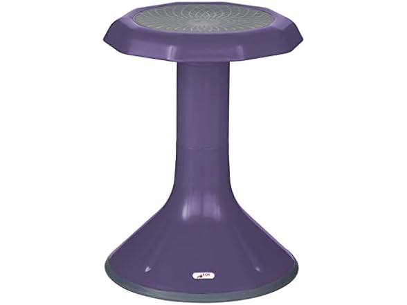 ECR4Kids ACE Wobble Stool, 18", Eggplant