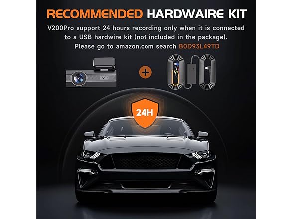 Veement 2.5K Dash Cam Front WiFi WDR