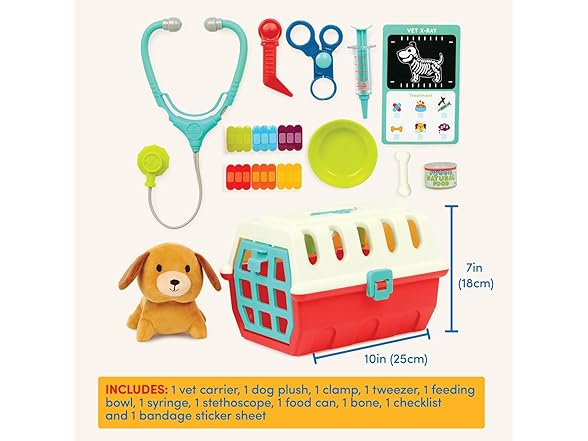 Battat Mini Vet Playset 11pc