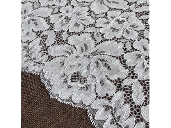 Olive Lace 9.5 Inches Wide Stretchy Lace