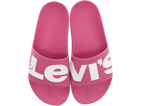 Levis Womens Split Logo Platform Slide
