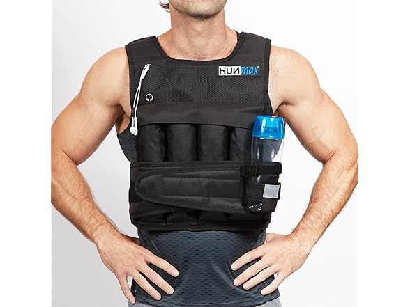 RUNmax rf20nop Run Fast Weighted Vest (20lbs)