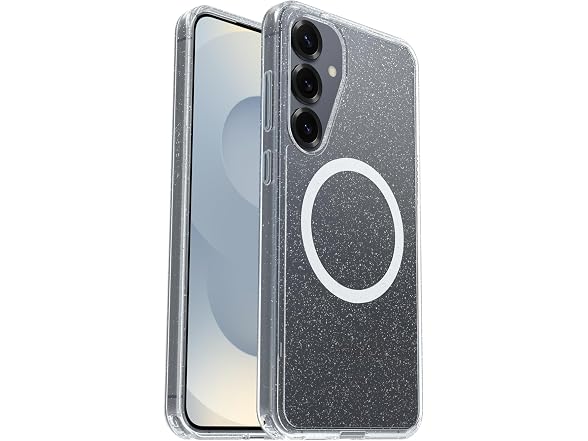 OtterBox Samsung Galaxy S25+ Symmetry Series Case - Stardust Clear/Glitter